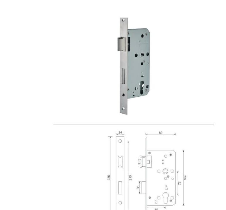 OWD-LB5040-GPR colour swatch — Lock Bodies