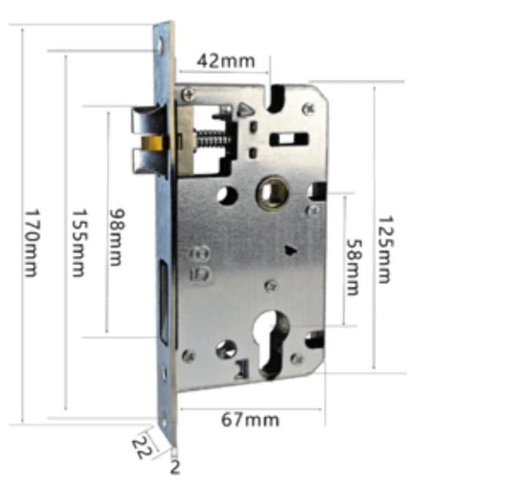 OWD-LB5040-KQ colour swatch — Lock Bodies