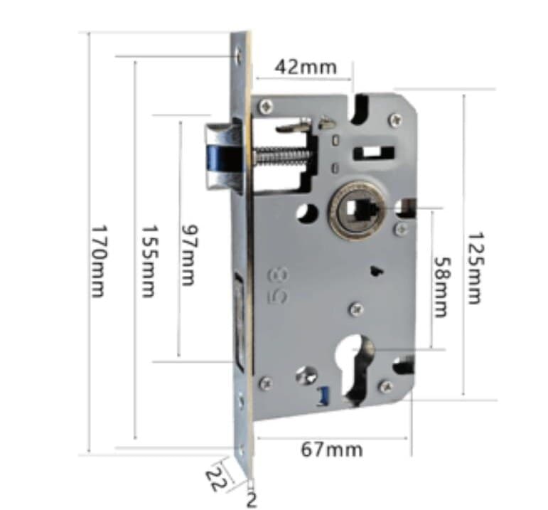 OWD-LB5040-Q colour swatch — Lock Bodies
