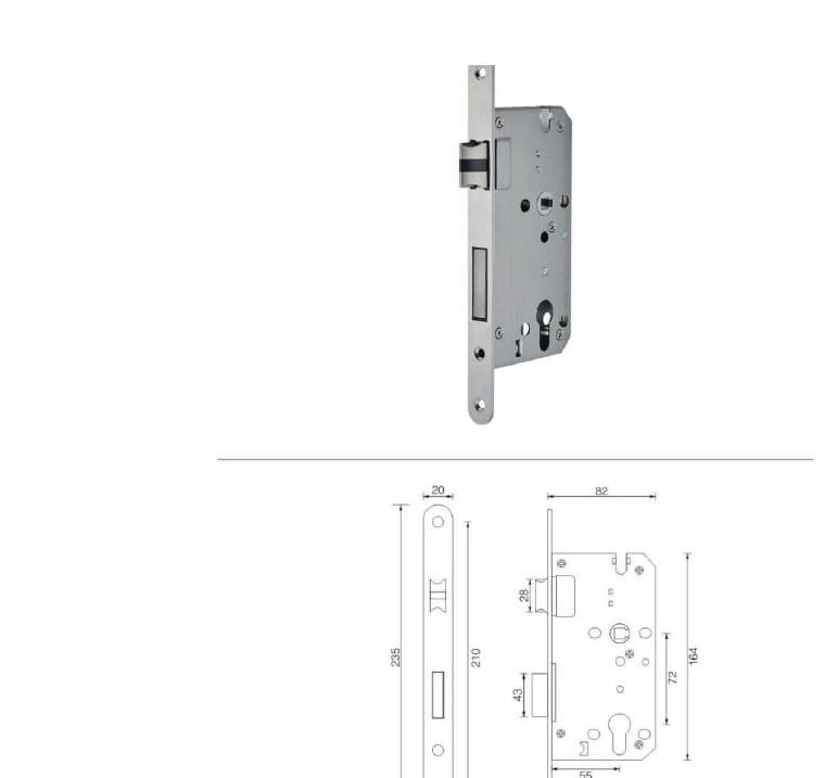 OWD-LB5040-SR colour swatch — Lock Bodies