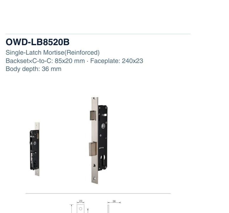 OWD-LB8520B colour swatch — Lock Bodies