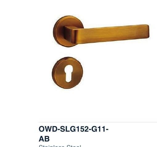 OWD-SLG152-G11-AB colour swatch — Split Handle Locks