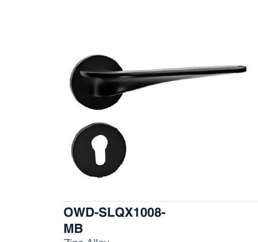 OWD-SLQX1008-MB colour swatch — Split Handle Locks