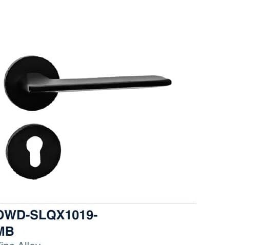 OWD-SLQX1019-MB colour swatch — Split Handle Locks