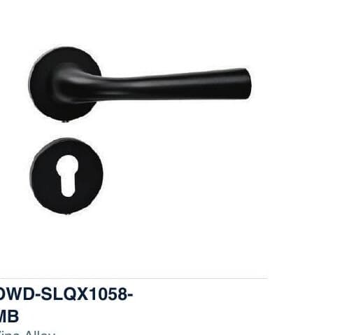 OWD-SLQX1058-MB colour swatch — Split Handle Locks