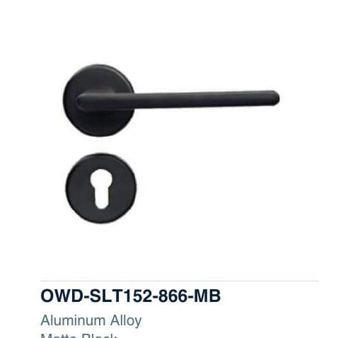 OWD-SLT152-866-MB colour swatch — Split Handle Locks