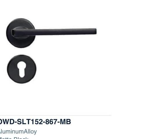 OWD-SLT152-867-MB colour swatch — Split Handle Locks