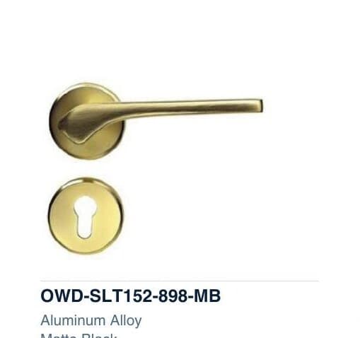 OWD-SLT152-898-MB colour swatch — Split Handle Locks