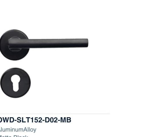 OWD-SLT152-D02-MB colour swatch — Split Handle Locks