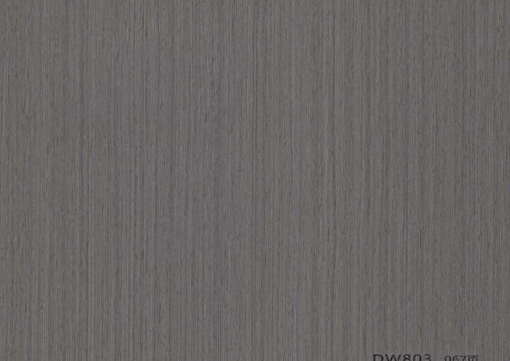 Ash Grey PVC film surface — wood-grain close-up swatch