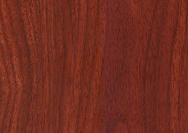 Amber Teak PVC film surface — wood-grain close-up swatch