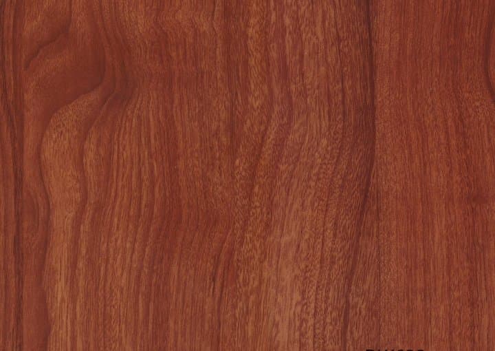 Burnished Walnut PVC film surface — wood-grain close-up swatch