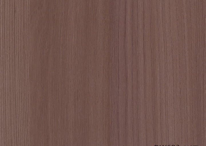 Bourbon Walnut PVC film surface — wood-grain close-up swatch