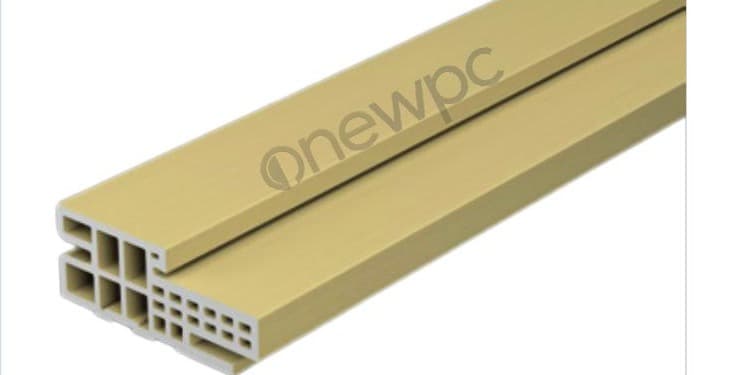 OWH100/46E-50 extruded WPC profile photo - real-product reference shot