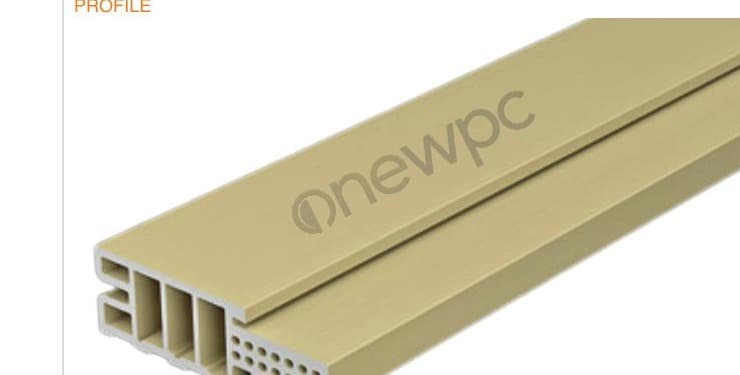 OWH120/42E-45 extruded WPC profile photo - real-product reference shot