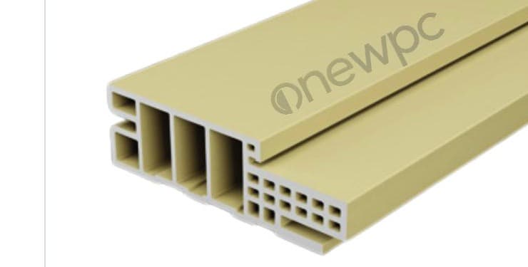 OWN140/46E-50 extruded WPC profile photo - real-product reference shot