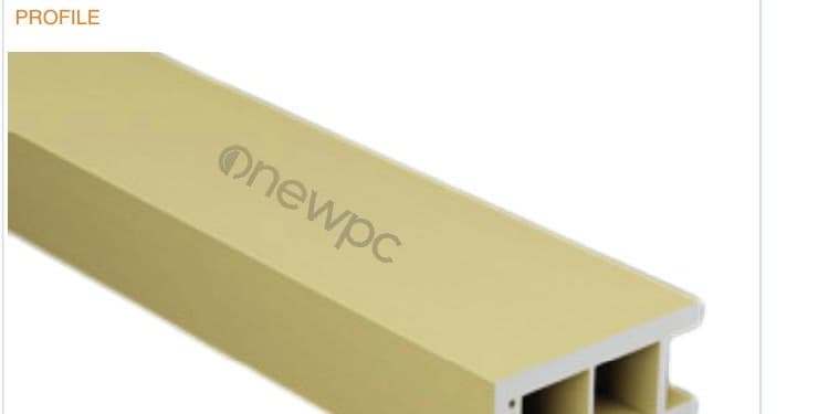 OWP100/60 extruded WPC profile photo - real-product reference shot