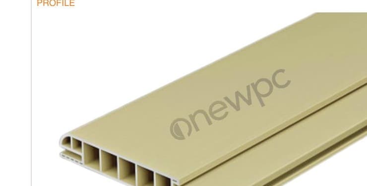 OWS200/30B-48 extruded WPC profile photo - real-product reference shot